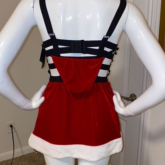 ❤️NEW Cinema Etoile Santa Baby Strappy Babydoll - Picture 4 of 6